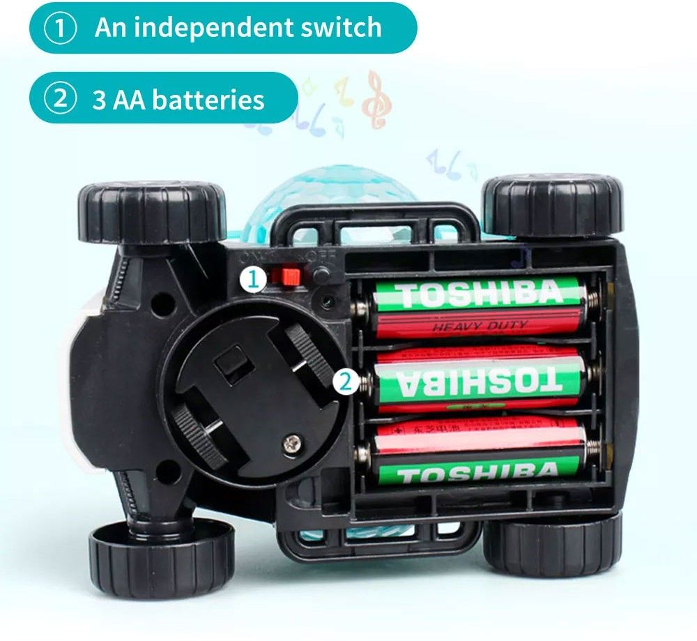 saleoff Musical 09 Future Car BUMP ‘N’ GO Toy With 360 Degree Rotation & 4D Lights141-picture-32