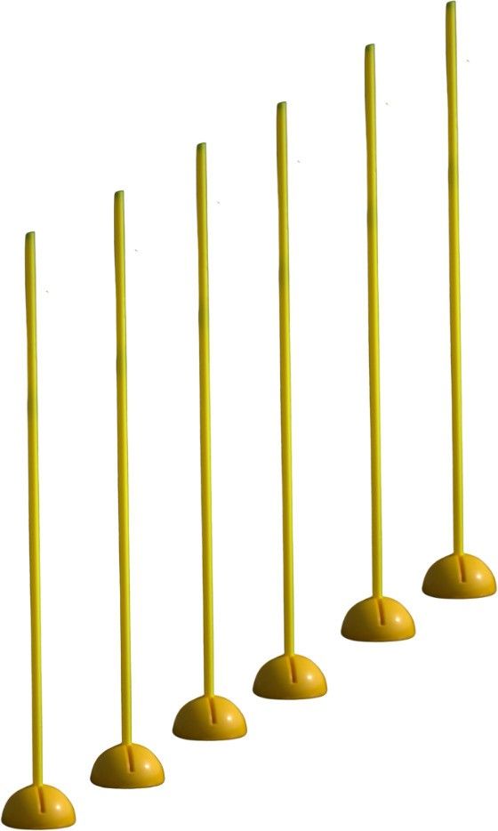 Agility Poles with Dome Base (Pack of 6) Two Piece Agility Pole-image-37