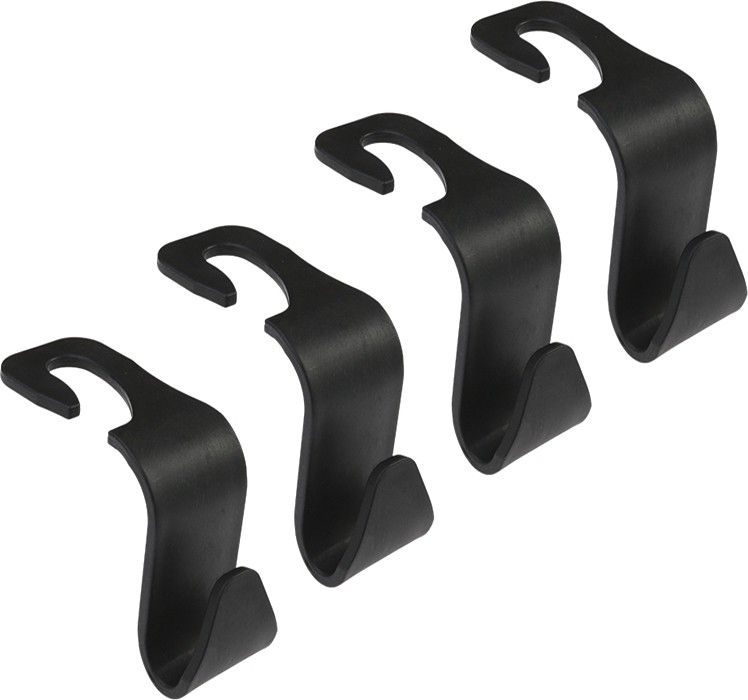 4 Pcs Car Vehicle Seat Headrest Hook Hanger | Strong Durable Organizer Storage Holder for Grocery Bag Purse Handbag Water Bottle Car Storage Bag & Bin