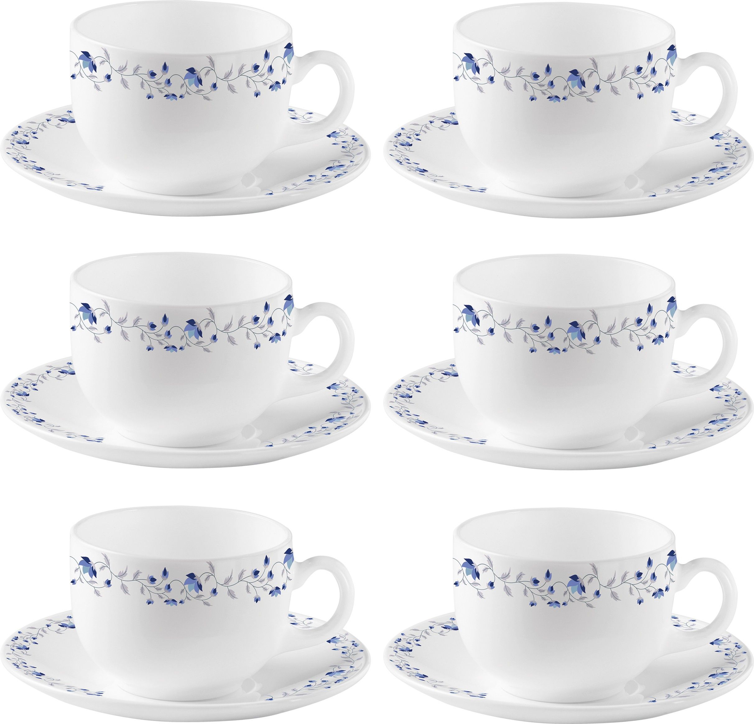 Pack of 12 Opalware 160 ML Blue Mystique IRIS