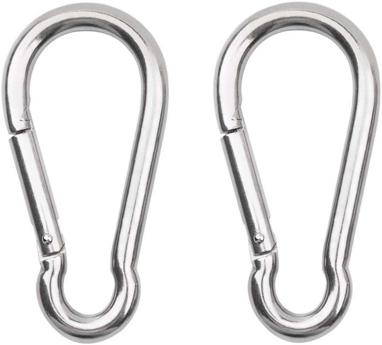 Stainless Steel Spring Snap Hook Carabiner Locking Carabiner-image-19