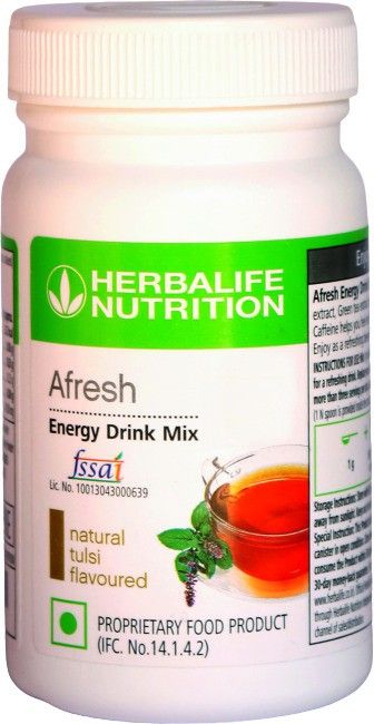 herbalife Afresh Energy Drink Mix - Tulsi Flavor For Fat Loss Energy Drink-picture-35