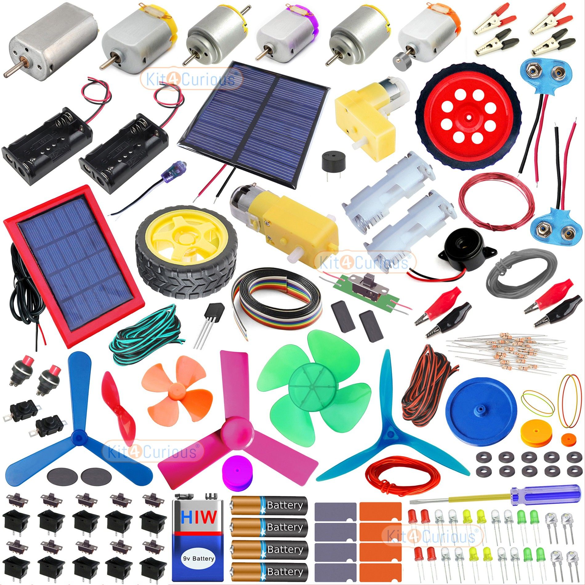kit4curious Ultimate Invention kit for junior scientists – Science experiment and exploration kit – Unique components with 200 experiments booklet-picture-16