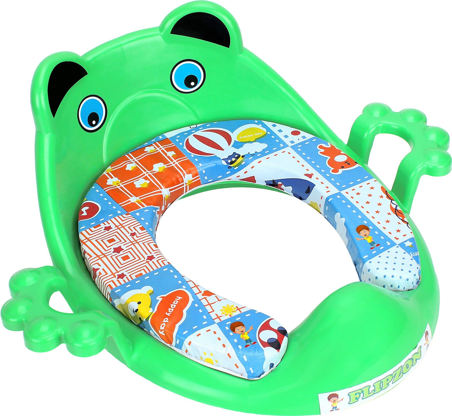 Baby Cushioned Potty Seat, Toilet Comfortable Seat with Handle Potty Seat