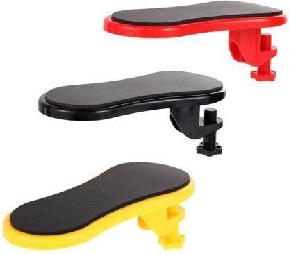 Flipco Adjustable Computer Arm Rest Ergonomic Attachable Computer Table (Multi Colour) Padded Memory Foam mouse Wrist Rest