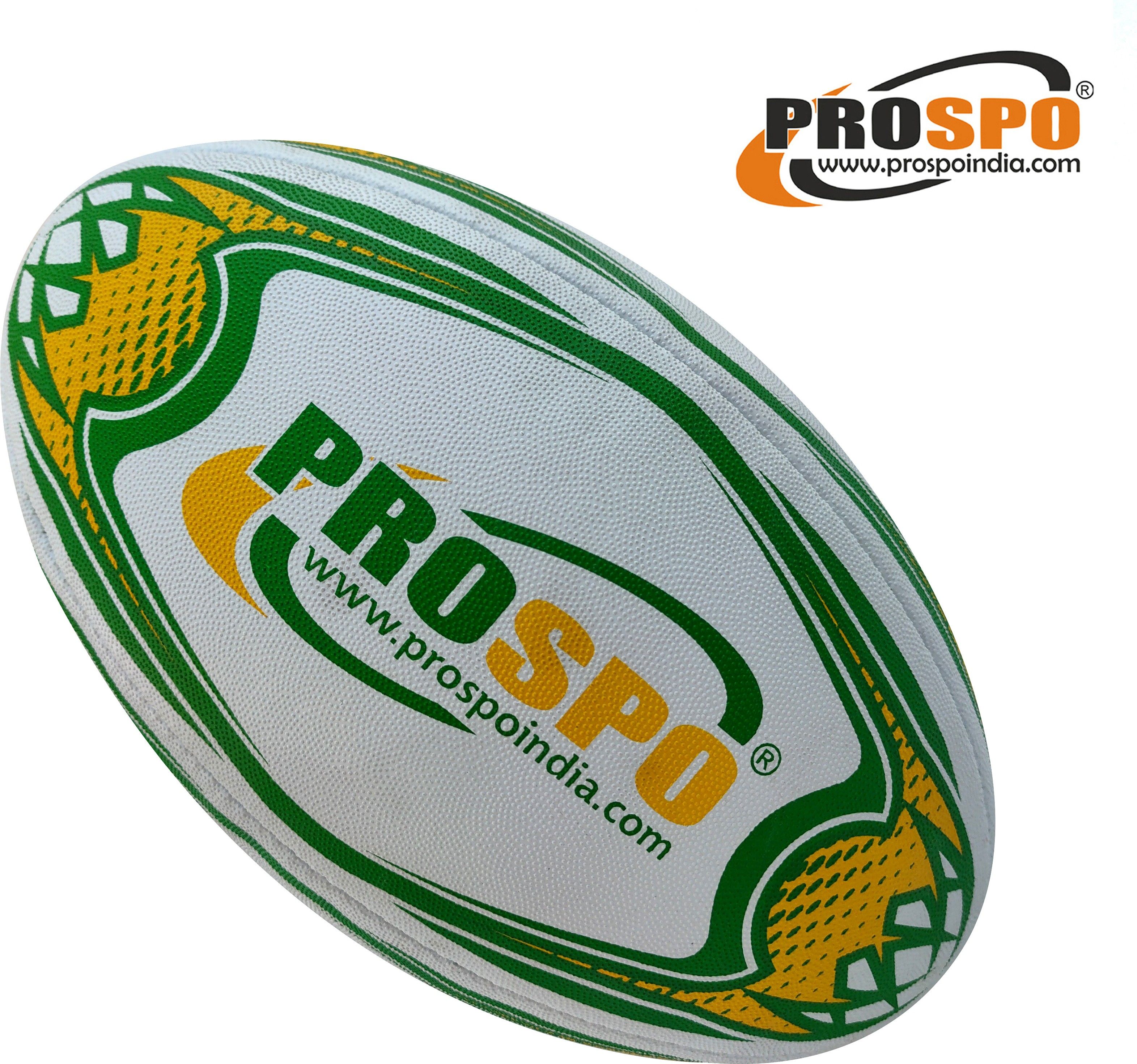 prospo Rugby Ball, Official Size 5 Top Grade Rubber Rugby Ball, Non Slip Grip Rugby Ball Rugby Ball - Size: 5-picture-12