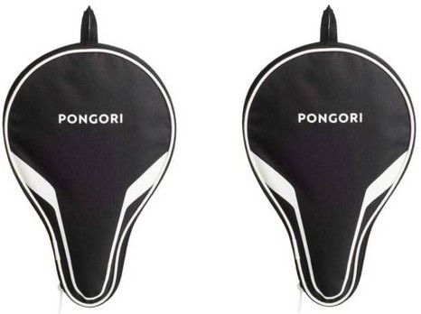Table Tennis Bat Cover Black Pack 2 Bat Cover Free Size-image-16