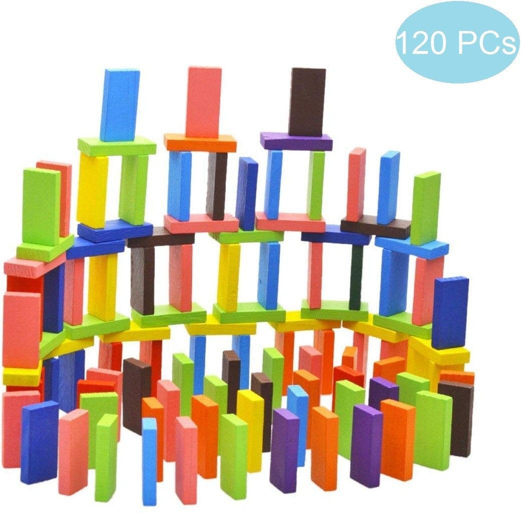 blossom 120Pc Colorful Wooden Domino-picture-32