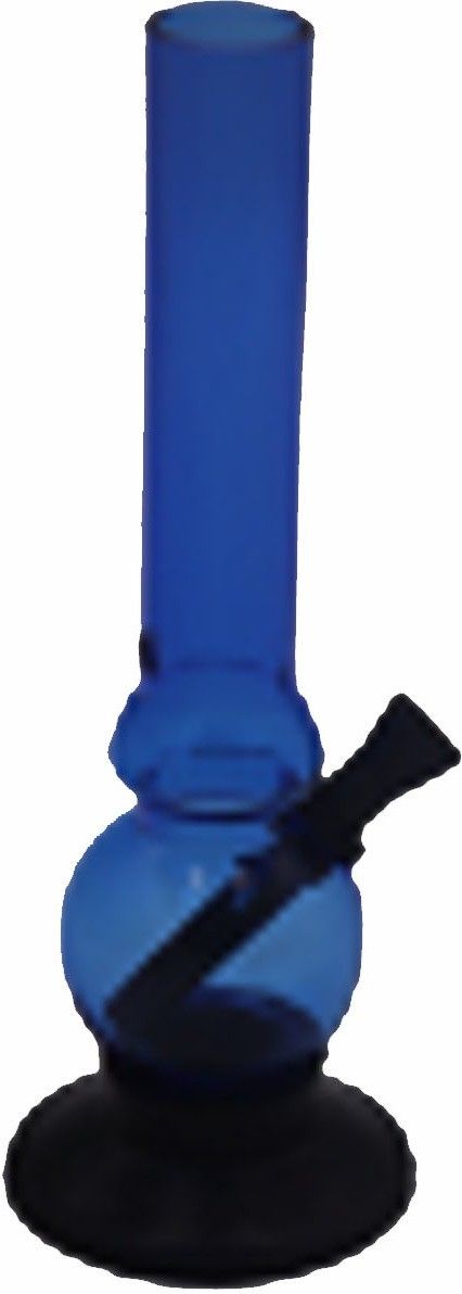 Transparent Blue 8 Inch Water Pipe Beer Bong Beer Bong Funnel-image-47
