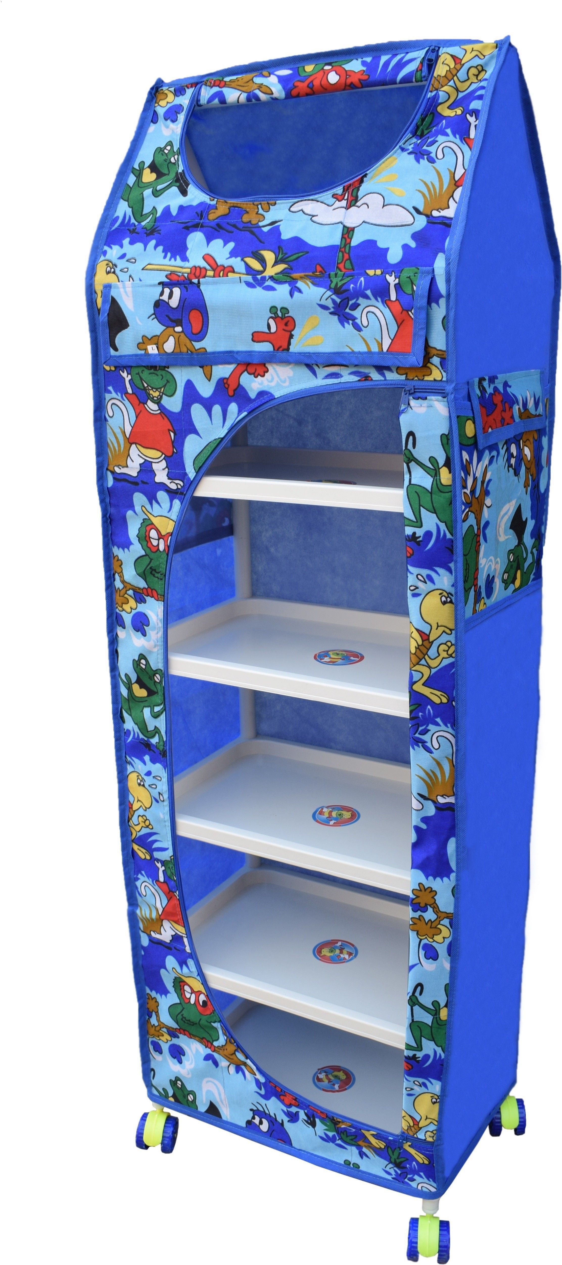looknsnap 6 Shelves Multipurpose PVC Collapsible Wardrobe-picture-12
