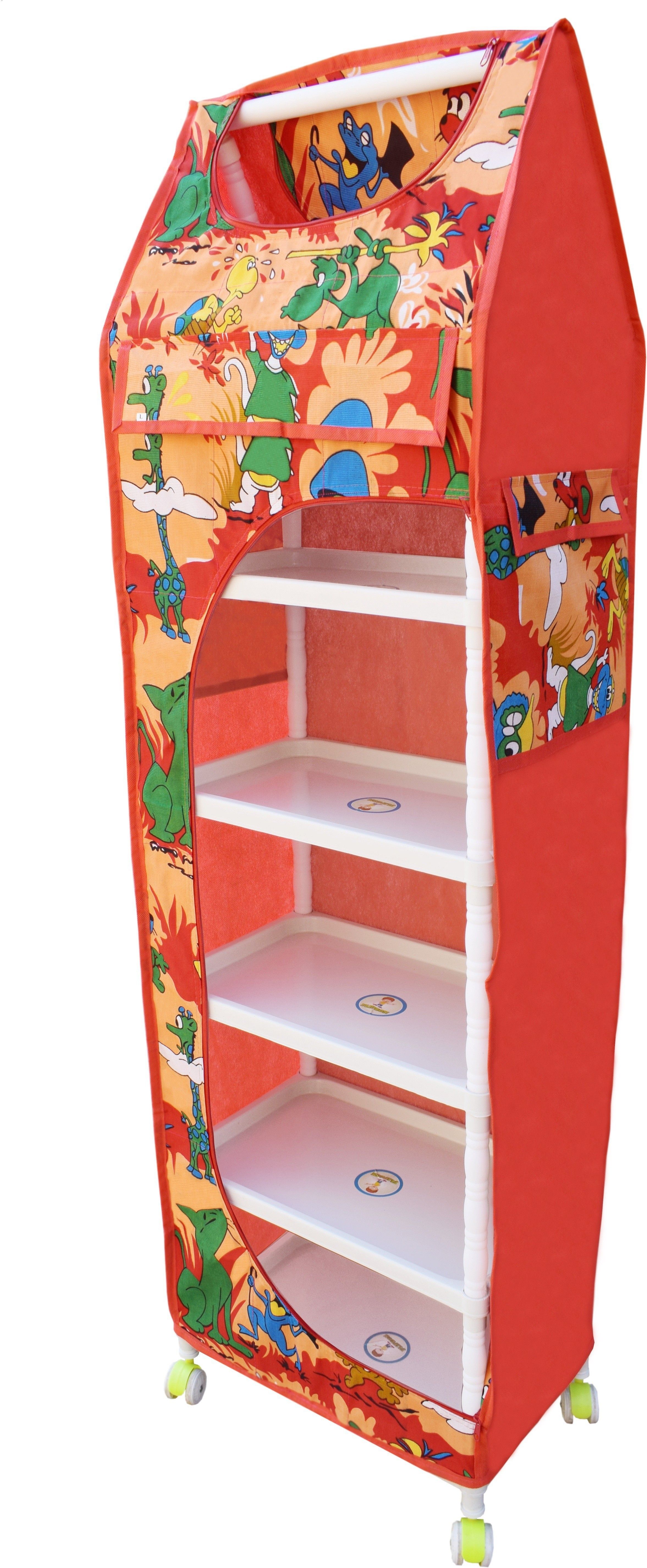 looknsnap Baby 6 Shelve Unbreakable Material PVC Collapsible Wardrobe-picture-10