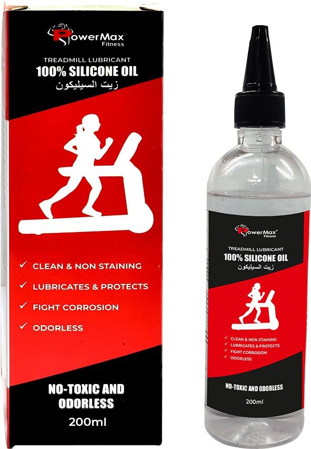 powermax fitness PMS-200 (200ml silicone oil bottle) 100% Pure Silicone Treadmill Belt Lubricant Lubrication-picture-12