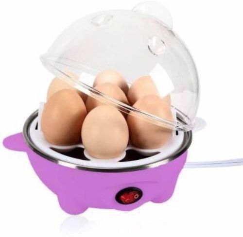 Egg Boiler 7 Egg Single layer 667 Egg Cooker, Egg Boiler, Egg Poacher Electric, Egg Steamer (Multicolor) 667 Egg Cooker-image-22