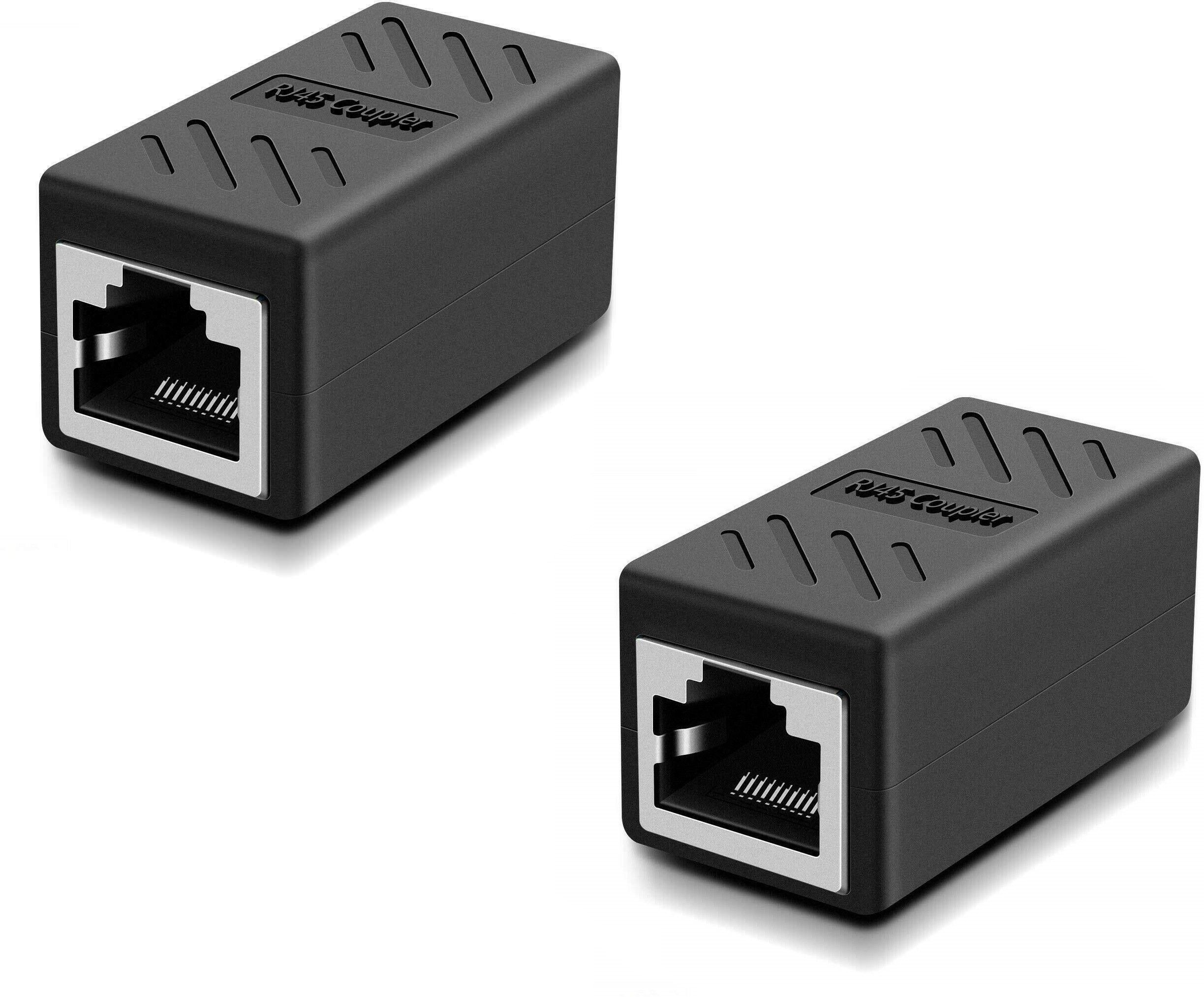 Fedus rj45 connector |lan connector |rj45 connector cover female to Female ethernet coupler lan adapter extender rj 45 socket network cat5 cat6 jointer Pack Of 2 Lan Adapter-image-36