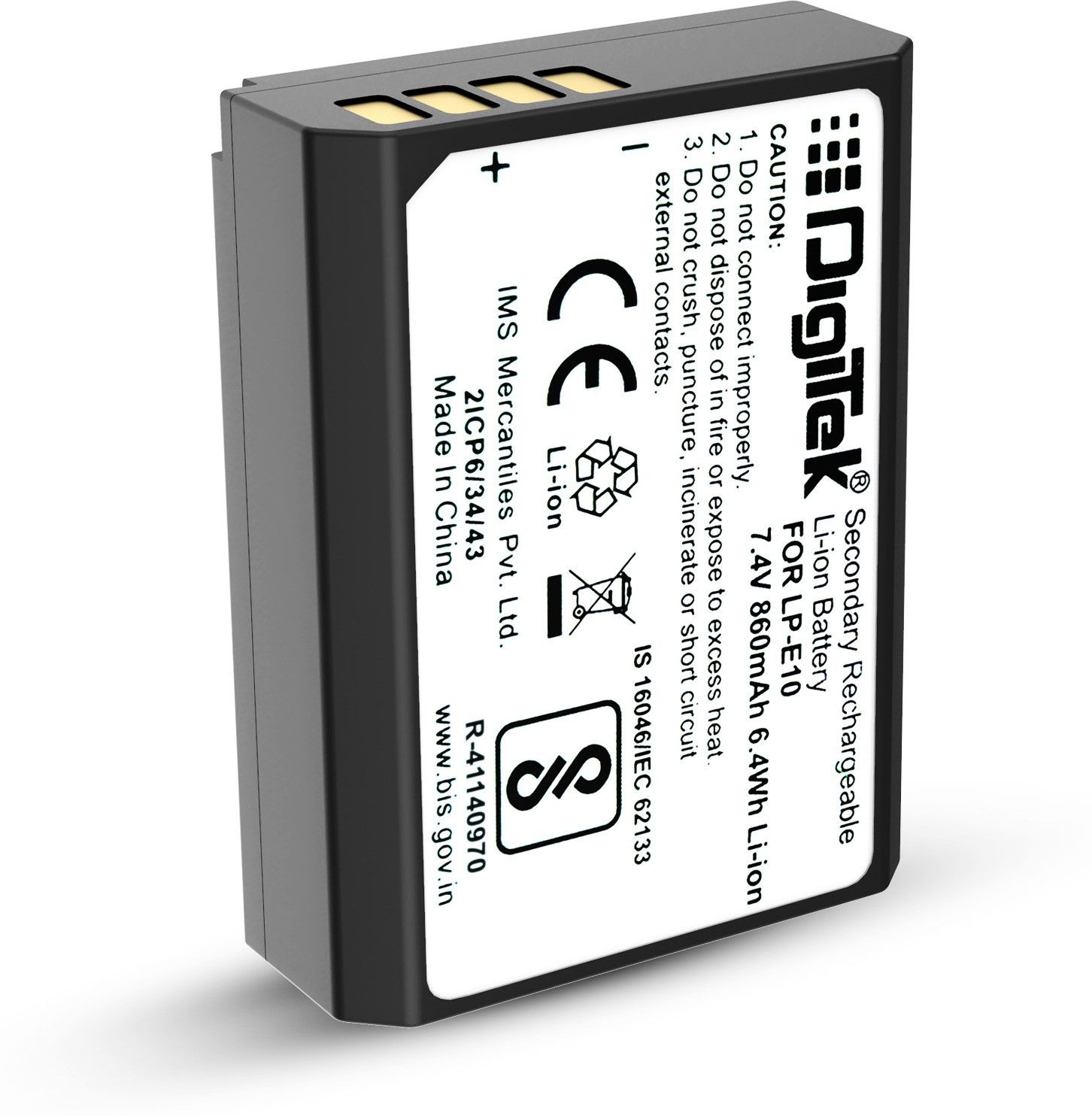 LP-E10 Lithium-ion Rechargeablepack for Canon DSLR CameraBattery