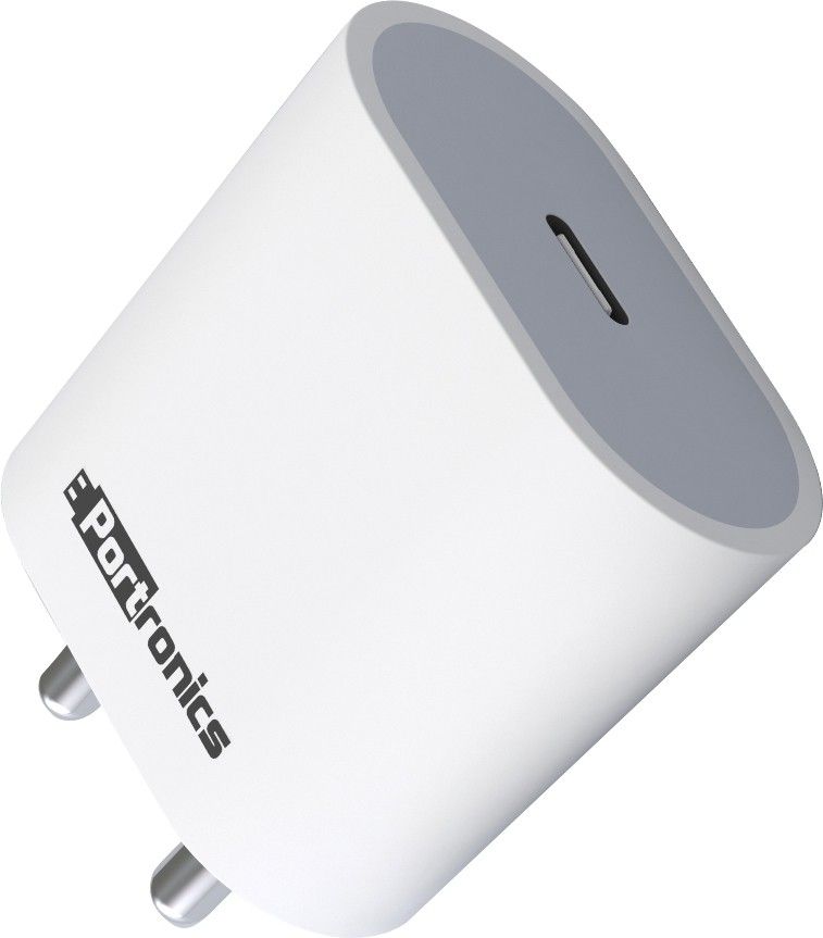 Portronics 20 W 3 A Wall Charger for Mobile-image-4