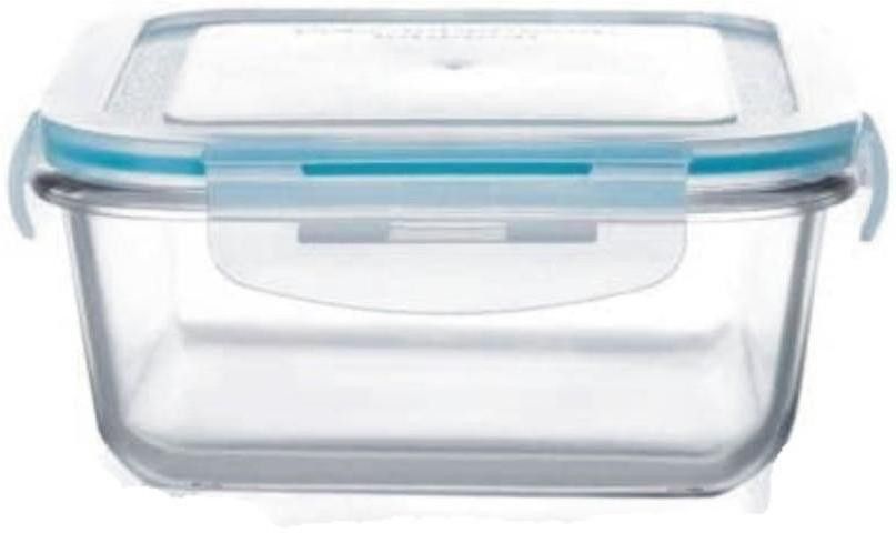 aarav Large Glass Food Storage Containers with Snap Lock Lids for Leftovers - 1 Containers Lunch Box-picture-15