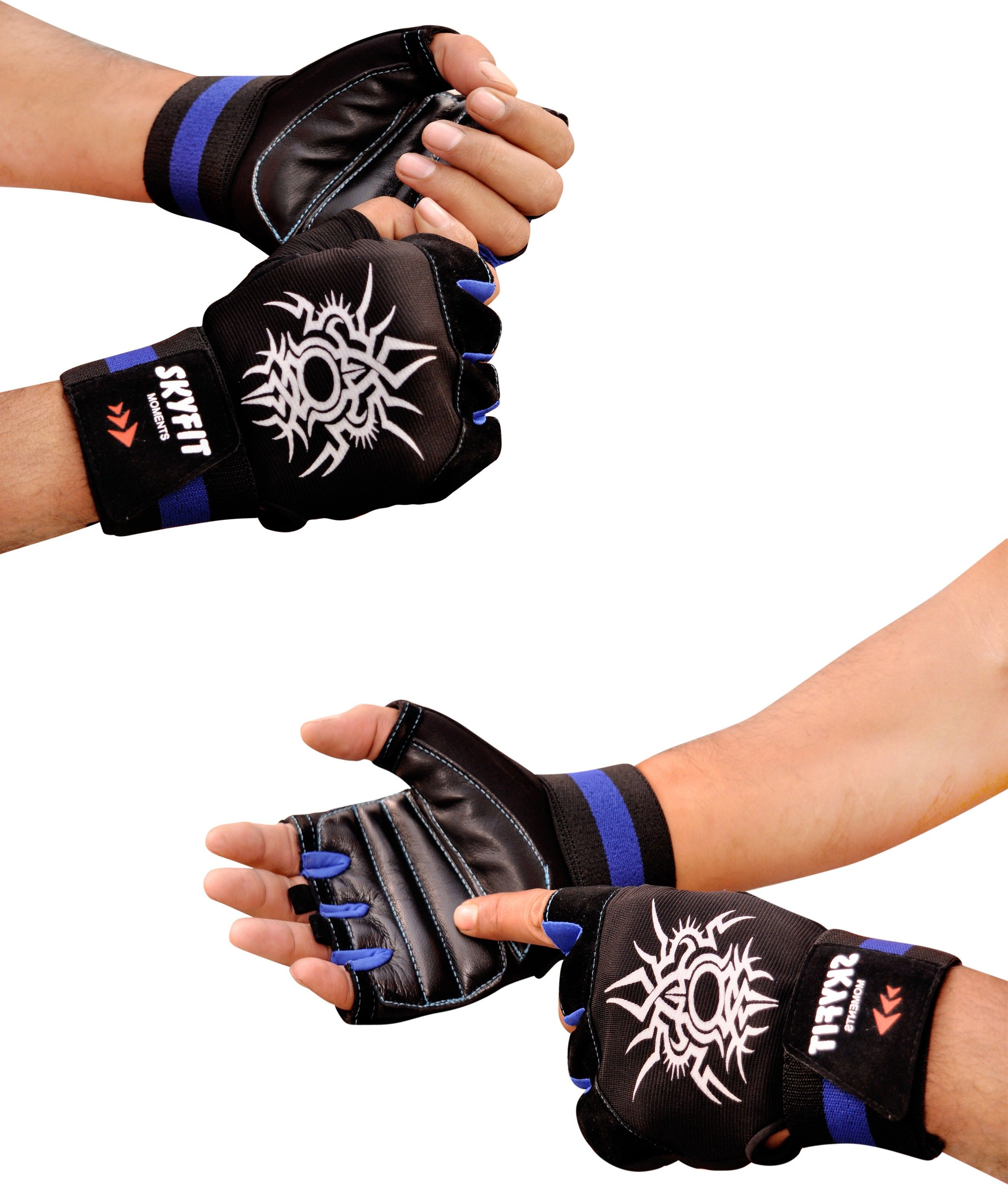 lite feel COMBO Of 2 Real Choice Super Gym Sports Gloves Skating Gloves-picture-14