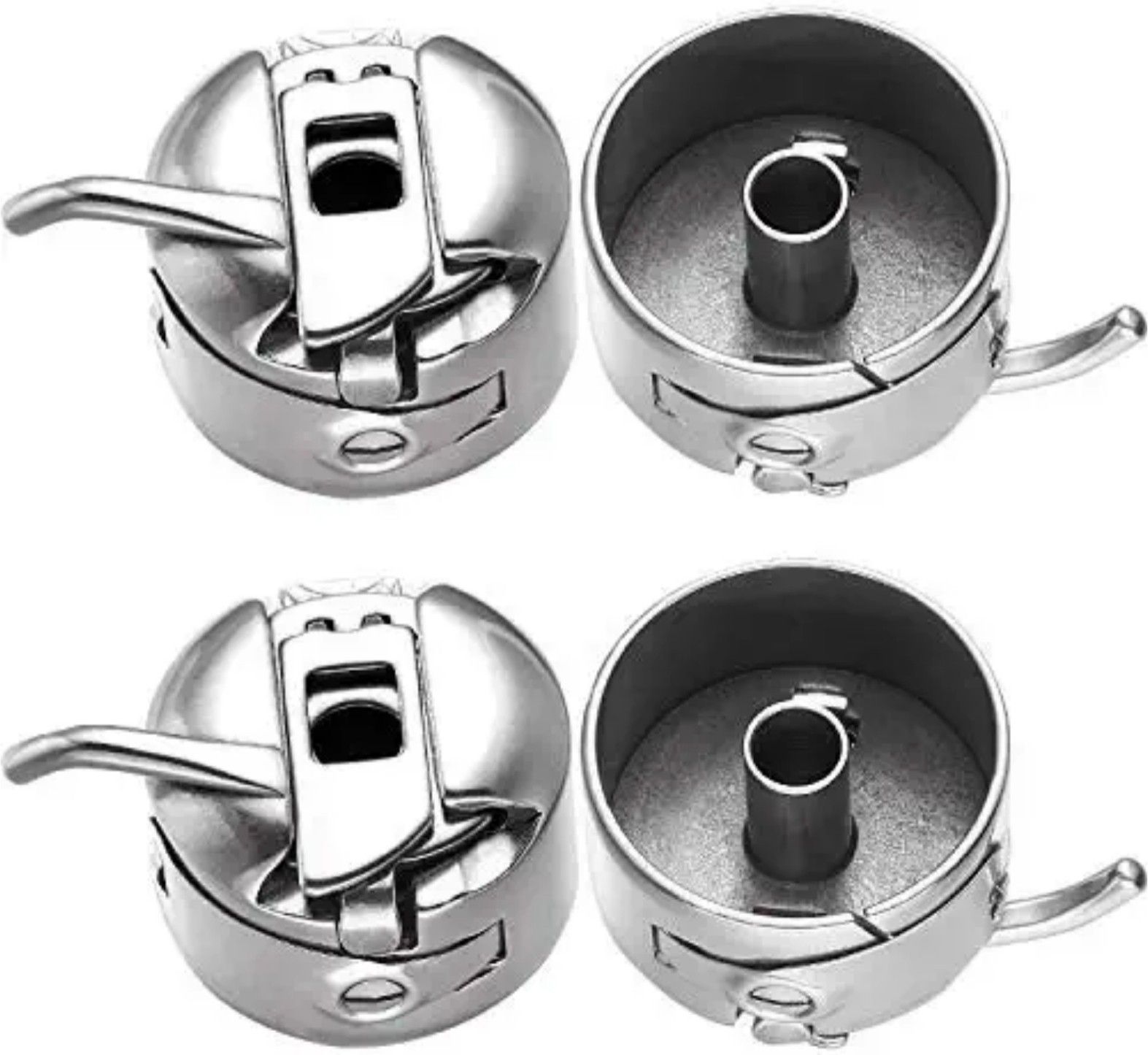 Premium Sewing Machine Bobbin Case (Pack of 2)| For Home/Shop Singer/Usha/Sapna/Merit/Brother/Rajesh Sewing Machine Bobbin Case (Pack of 2) Bobbin Case