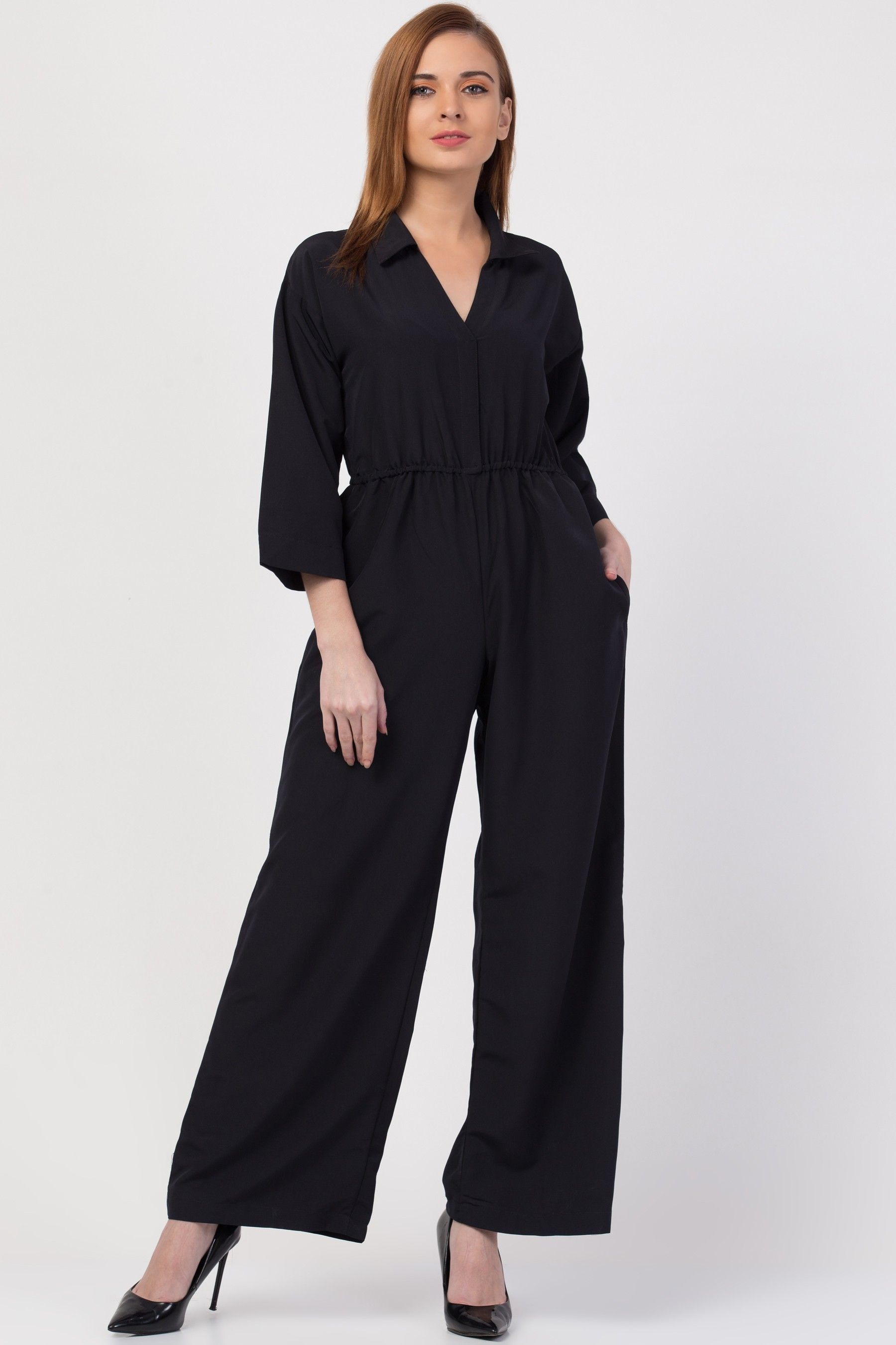 Solid Women Jumpsuit