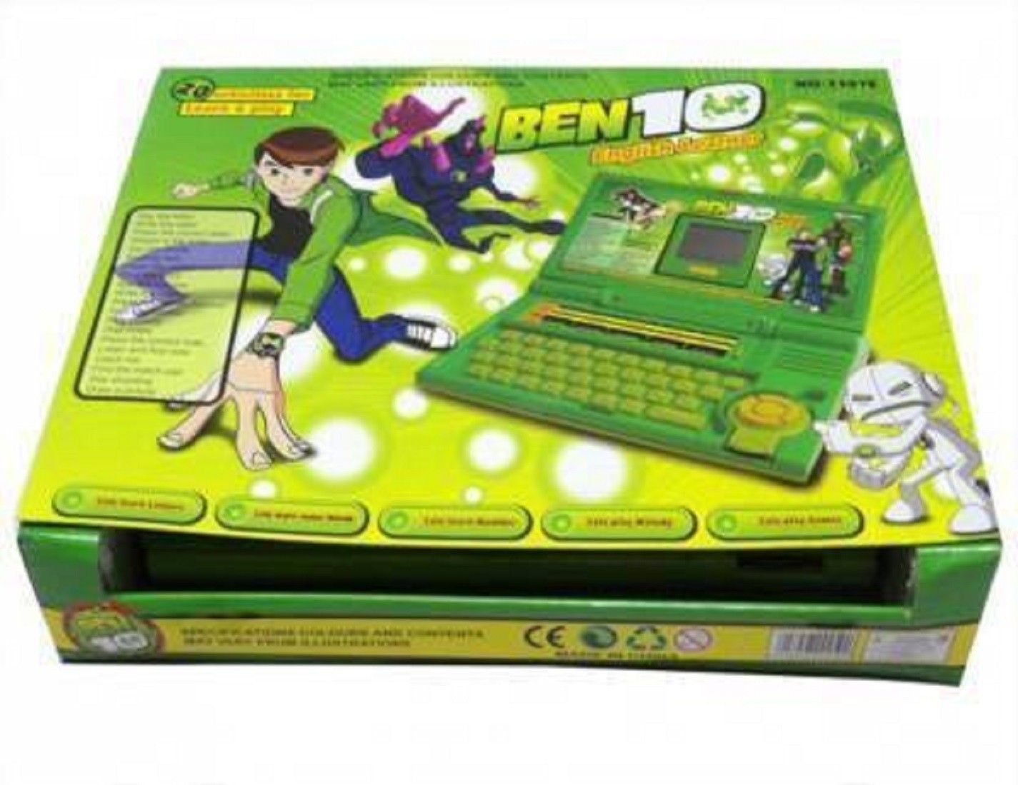 hreyansh collection Ben 10 English Learner Kids Laptop with 20 Activity (Multicolor)-image-20