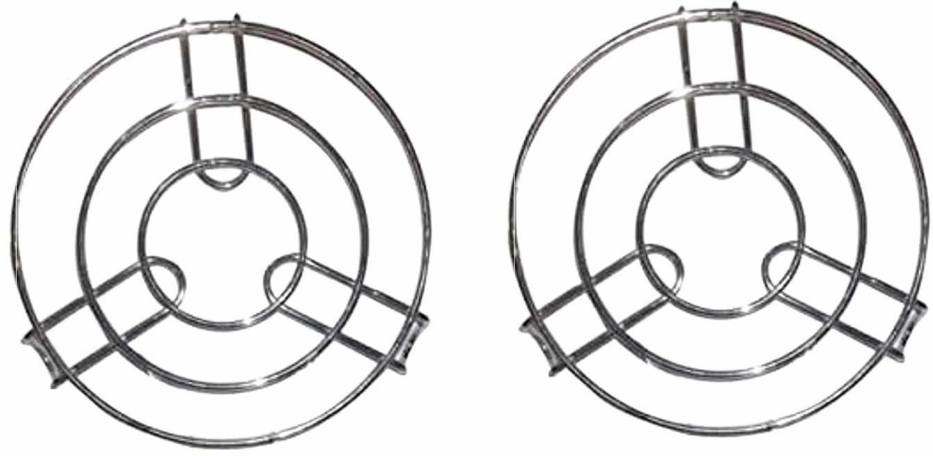 Kitchen Cooking Pot Steaming Tray Stand Stainless Steel Round Cooker Steamer Rack Stand Cookware Tool Mirror Trivet (Pack of 2) Mirror Trivet (Pack of 2) Mirorr Trivet