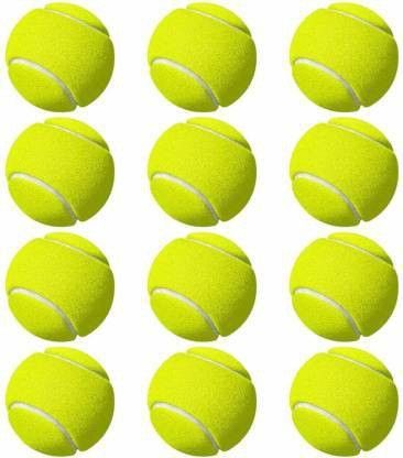 Light Weight Pack Of 12 Piece Cricket Tennis Ball Tennis Ball-image-48