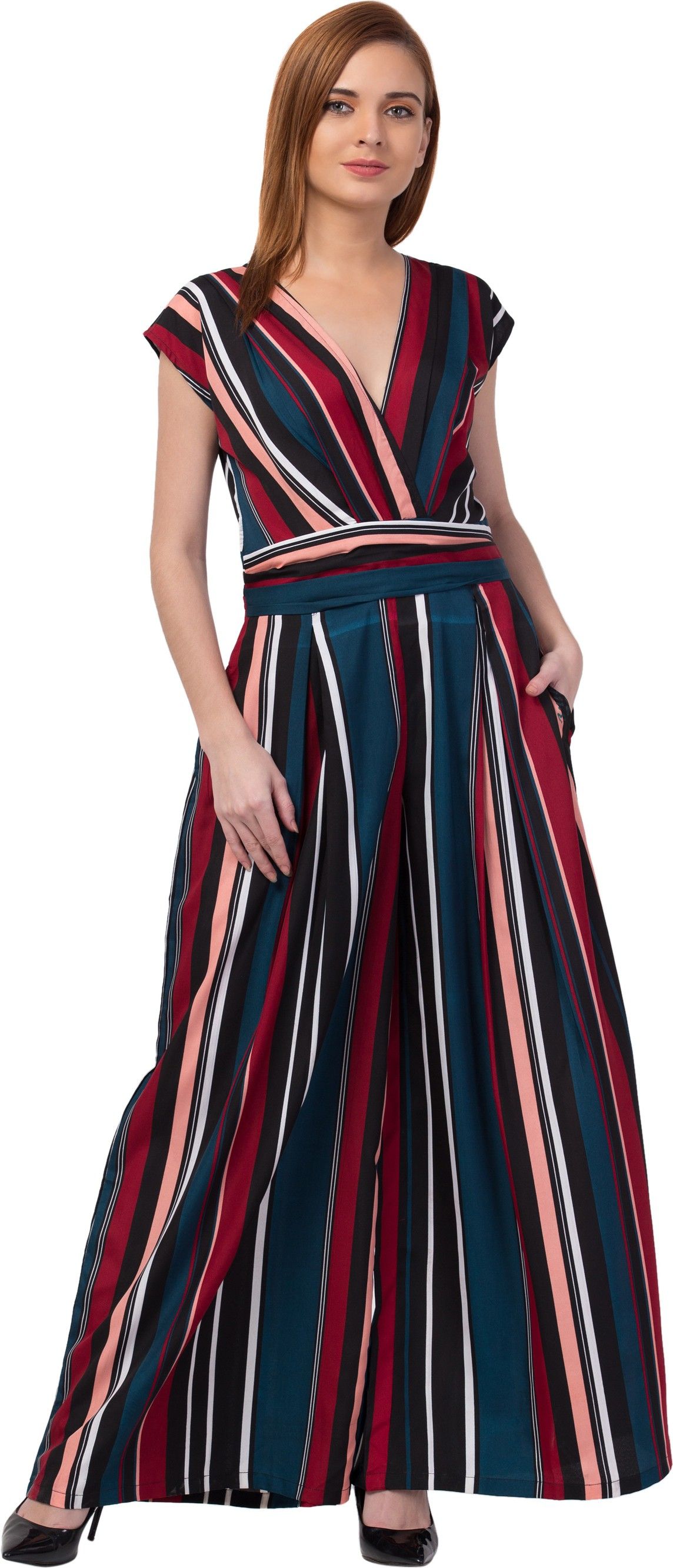 Striped Women Jumpsuit