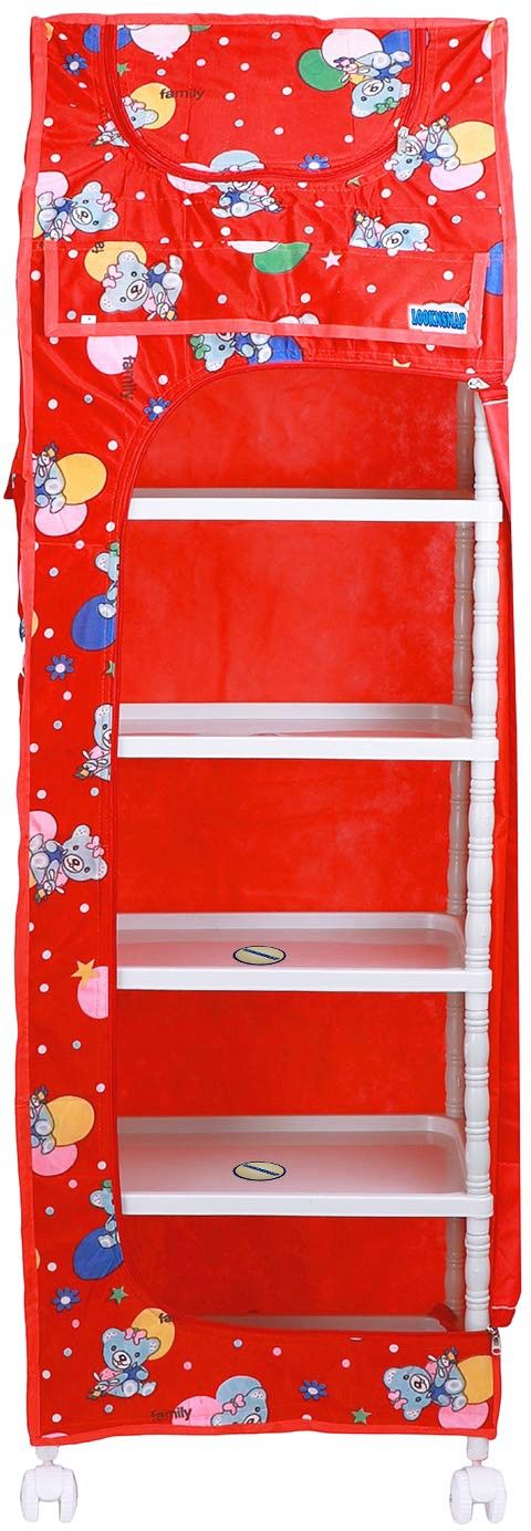 looknsnap Baby 6 Shelve Unbreakable Material PVC Collapsible Wardrobe-picture-14