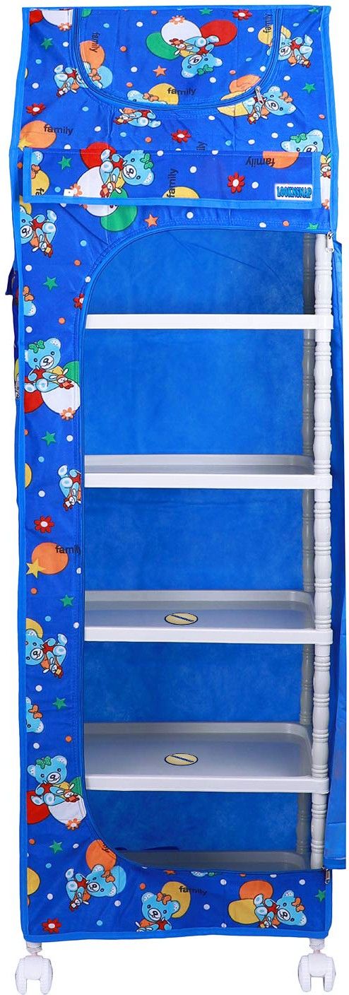 looknsnap Baby 6 Shelve Unbreakable Material PVC Collapsible Wardrobe-picture-28