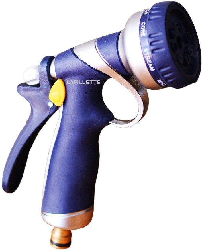High Pressure Nozzle Chrome Plated Body 8 Function Water Sprayer For Car Wash Gun Garden Cleaning Walkway, Lawn Yard, Gutters, Rugs, Pet 0 L Hand Held Sprayer-image-43