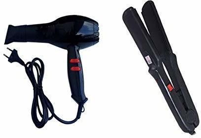 OmBic 1500W Hair Dryer and Hair Straightener Pressing Machine Combo Personal Care Appliance Combo