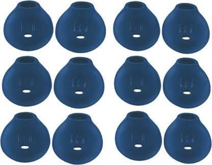 BBS PRO 12 Pcs (6 Pair) earphone es Blue In The Ear Headphone Cushion (Pack of 6, Blue) In The Ear Headphone Cushion-image-11