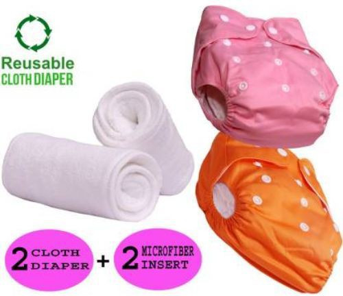 hanu Reusable Washable Adjustable Button Diaper for New Born Babies(RN-261) image 1