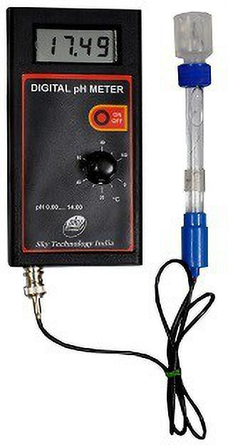 sky technology india Digital PH Meter (portable )0-14 PH Digital pH Meter image 1