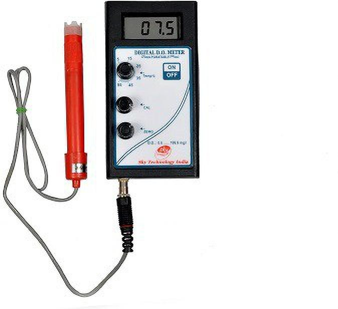 sky technology india Digital Dissolved Oxygen Meter /D O Meter 0-20ppm Digital pH Meter image 1