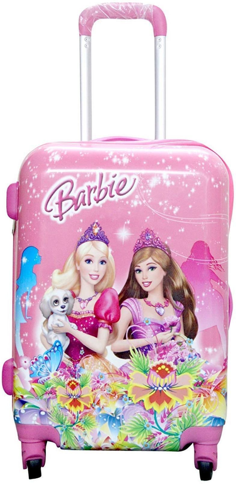 Small Cabin Suitcase (20 inch) 4 Wheels - Kid's cartoon print / Princess bags for Girls with 4 wheels - Pink-image-35