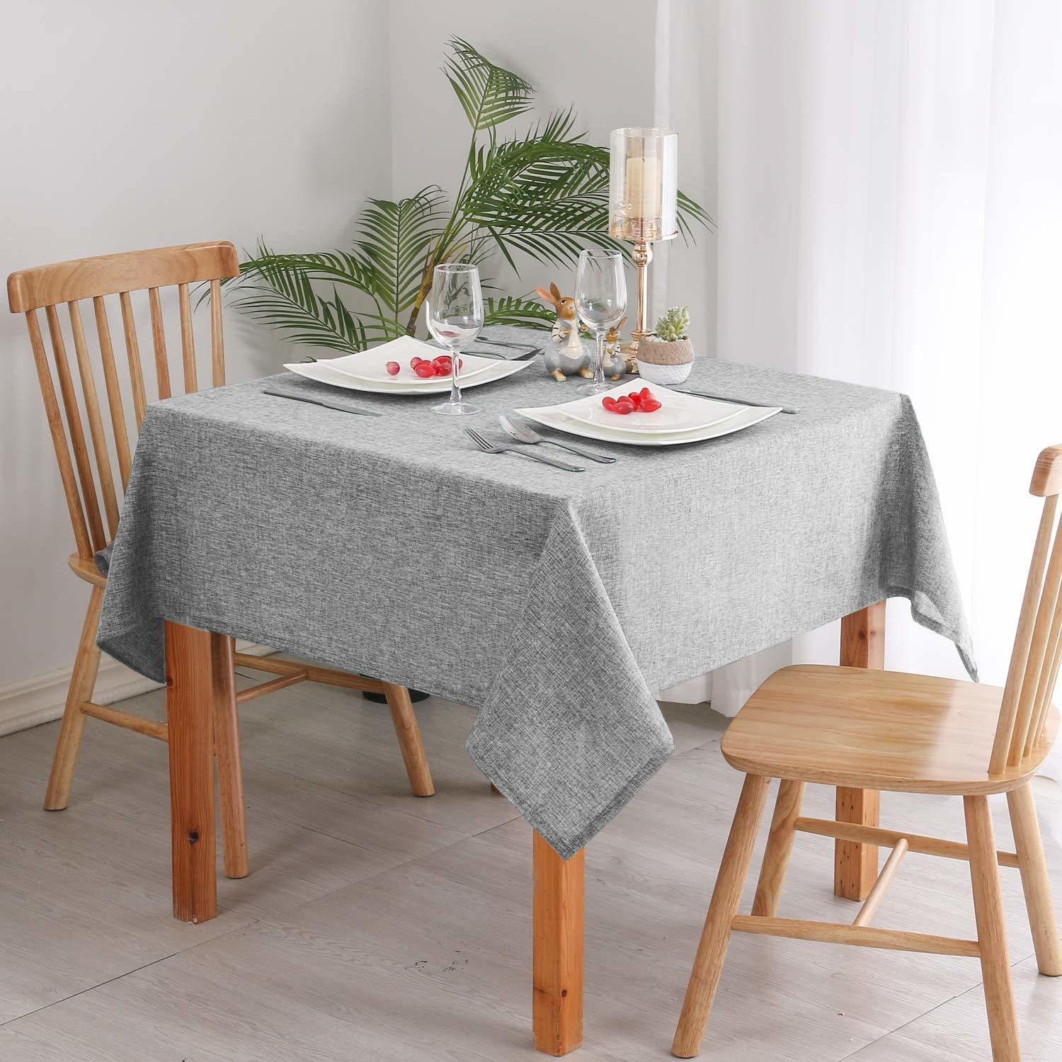 Cotton 6 Seater Solid Table Cover-image-21