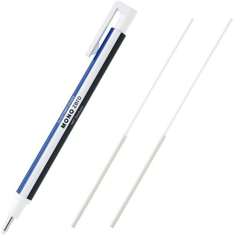 Mono Zero Round Shape 2.5mm Eraser and Extra Refill Non-Toxic Eraser-image-15