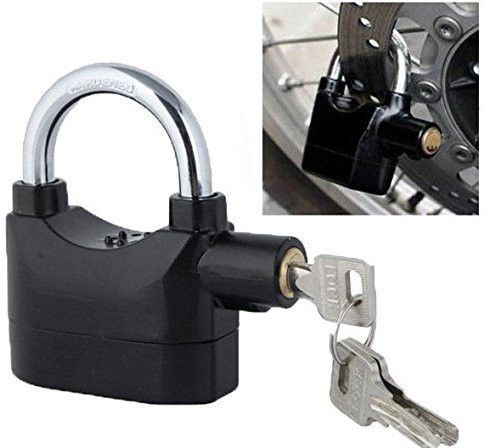 Crafty Steel Polished Finish Anti Theft Sensor Alarm Lock (Black) Steel Polished Finish Anti Theft Sensor Alarm Lock (Black)-image-3