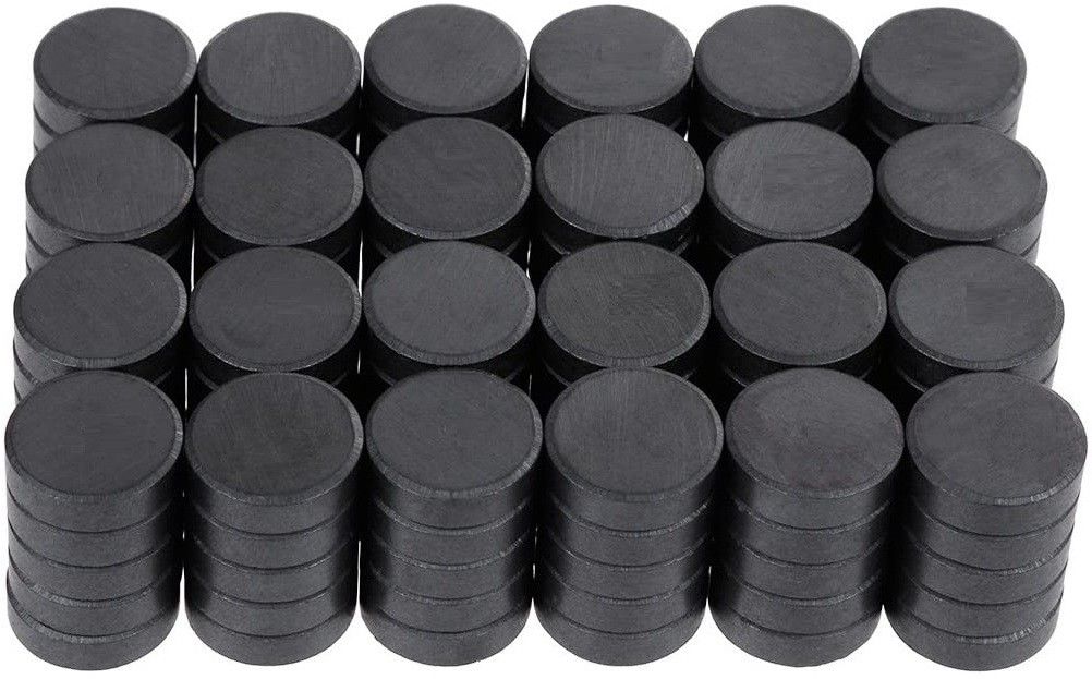 aleaf 50 Pieces of 16mm X 4mm Ferrite Magnets - Each Magnet Lift Upto 200 Grams - Good for DIY projects and Scholl Projects Fridge Magnet, Multipurpose Office Magnets, Magnetic Paper Holder Pack of 50-picture-10
