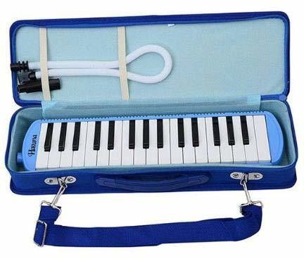 Melodica Set Blue Color With Case Sold by ChennaiMusicals (32keys)