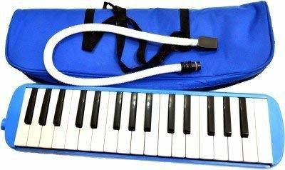 Trendy Fun Attractive Premium Stylish 32 Key Melodica Air Piano Keyboard Musical Instrument Toy With Pipe And Bag (Random Color)