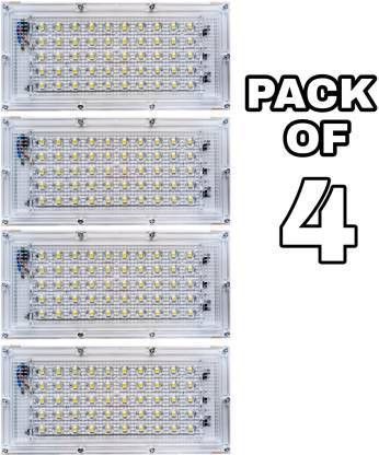 50 Watt IP65 Metalled Cool Waterproof Brick - (Pack of 4) Flood Light Outdoor Lamp