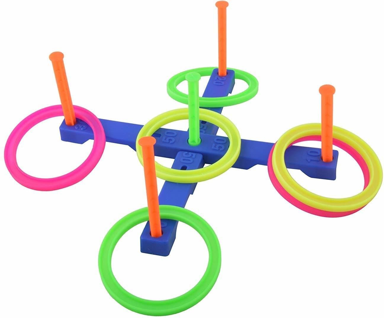 Plastic Ring Toss Junior Activity Set- Multicolour
