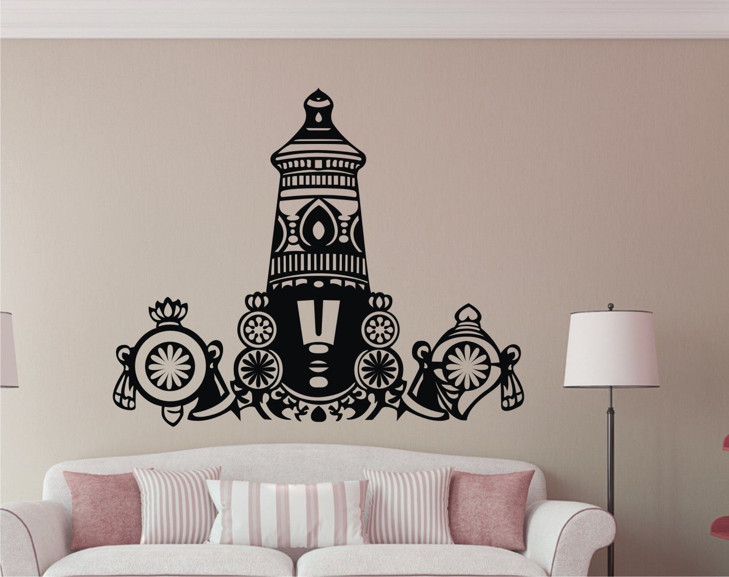 70 cm Lord Tirupati Balaji Religious Wall Sticker Self Adhesive Sticker-image-46