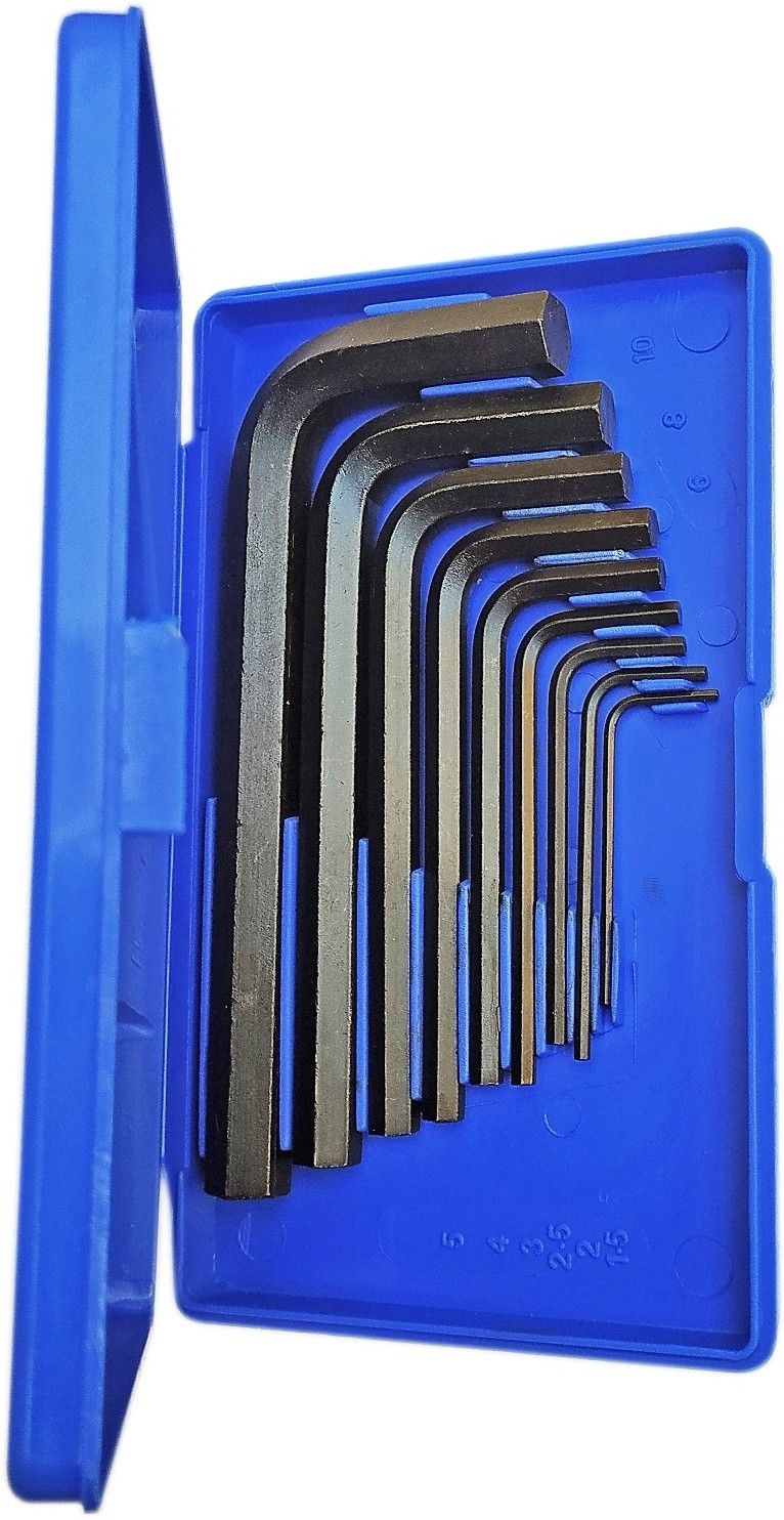 Heavy duty 9pc Hex Pocket size Allen Key Set