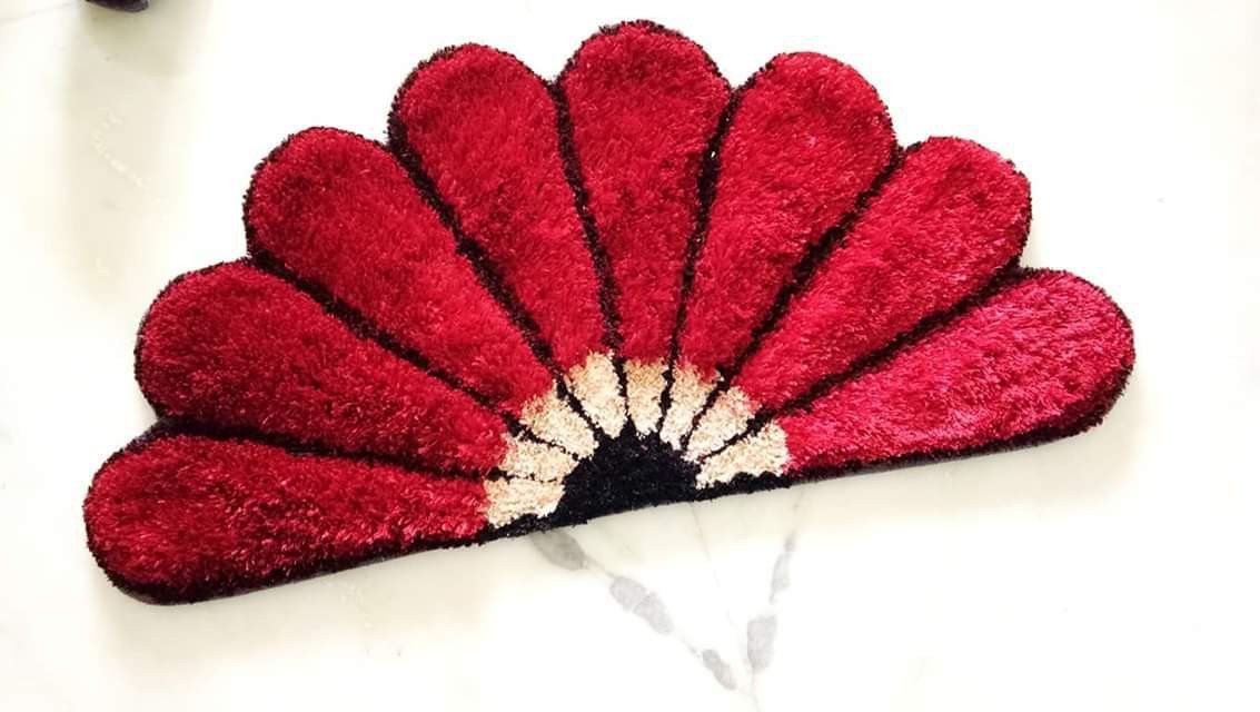 aradhaya Red Polyester Runner image 1