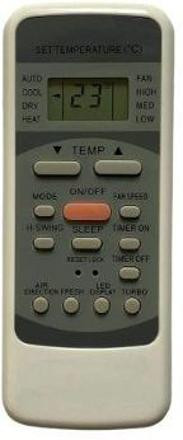Topmarque VC 02 Split/Window Air Conditioner Remote (Please Match The Image with Your Old Remote) CARRIER Remote Controller image 1