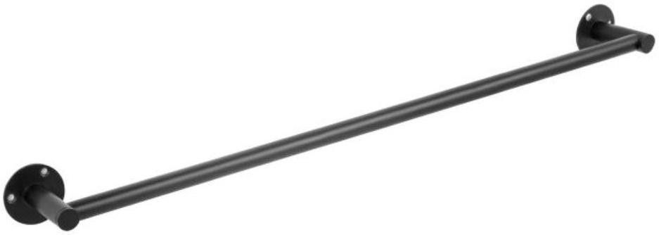 Heavy Round Towel Bar/Towel Holder/Towel Stand/Towel Hanger Black Towel Holder-image-5
